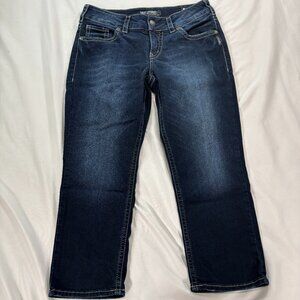 Silver Jeans Women’s Suki Mid Capri Jeans Size:‎ 30           Lot G